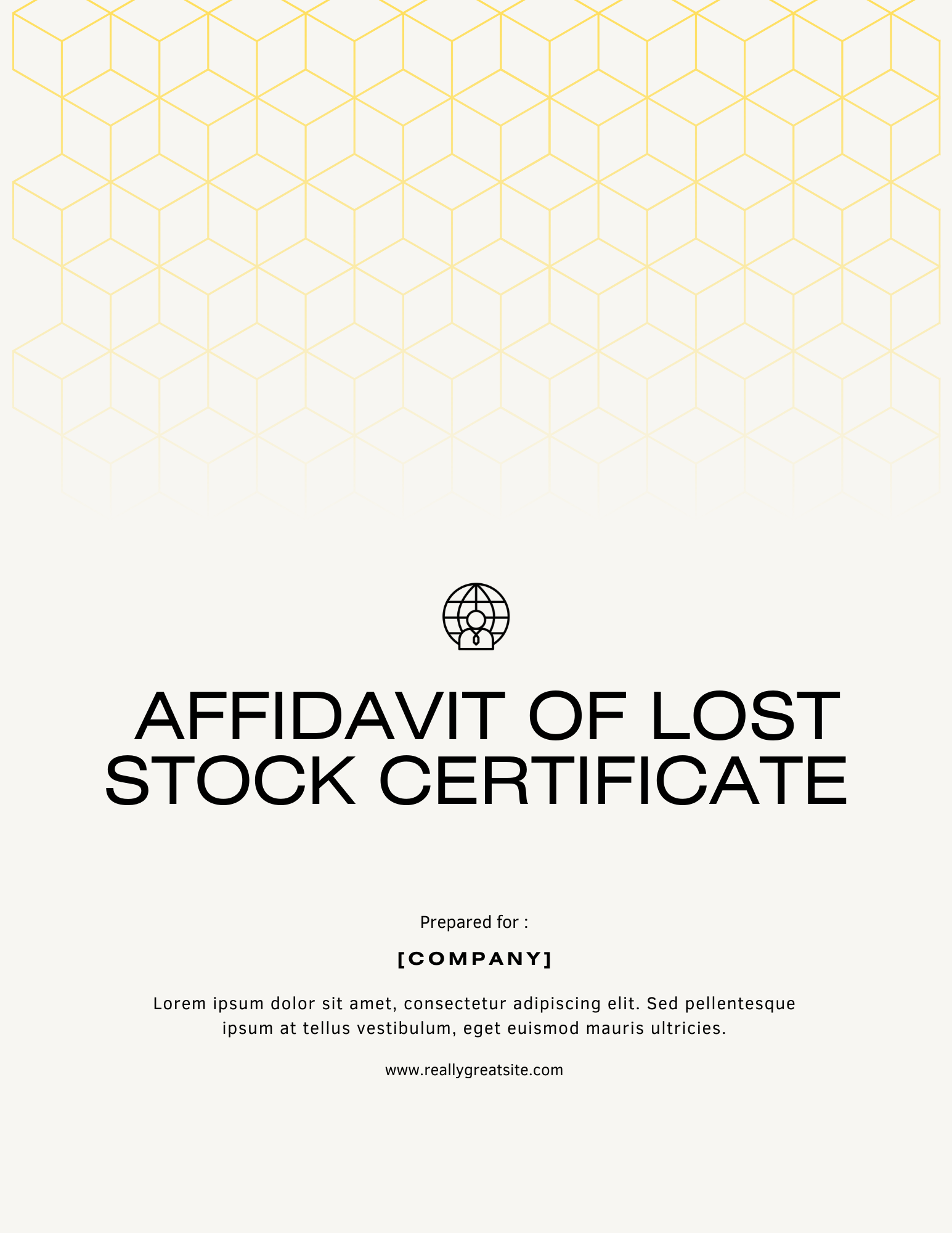 Affidavit of Lost Stock Certificate Gray Magnolia LLC Affidavit of Lost Stock Certificate Gray Magnolia LLC